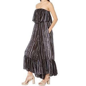 Free People Summer Vibes Strapless Jumpsuit